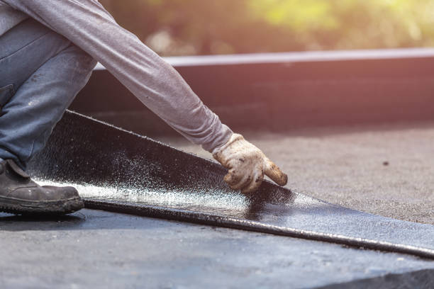 Professional Emergency Waterproofing technician working in Russellville, OH